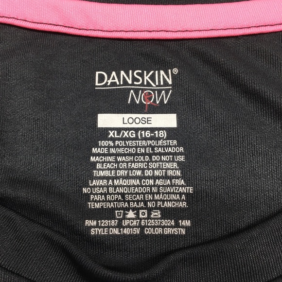 Danskin Now Loose XL Short Sleeve T-Shirt - Picture 6 of 6